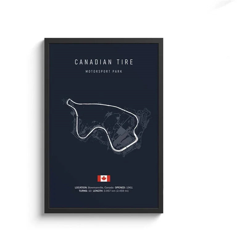 Toile Circuit Automobile