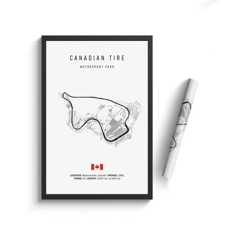 Toile Circuit Automobile