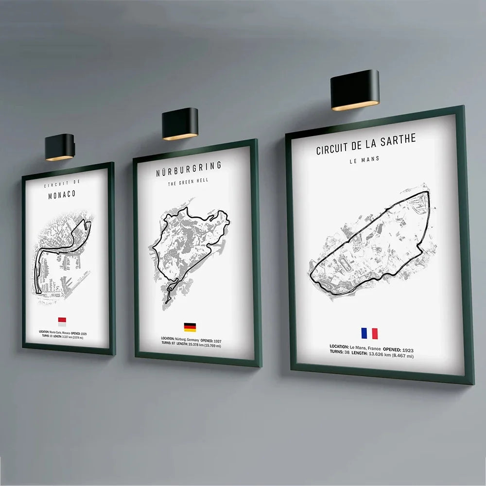 Toile Circuit Automobile