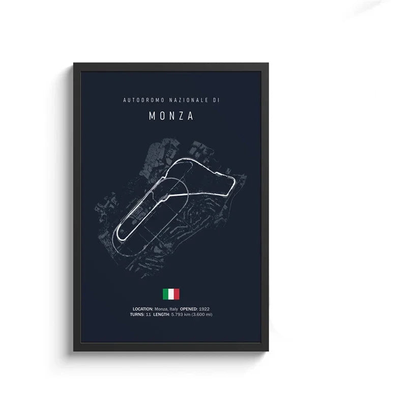 Toile Circuit Automobile