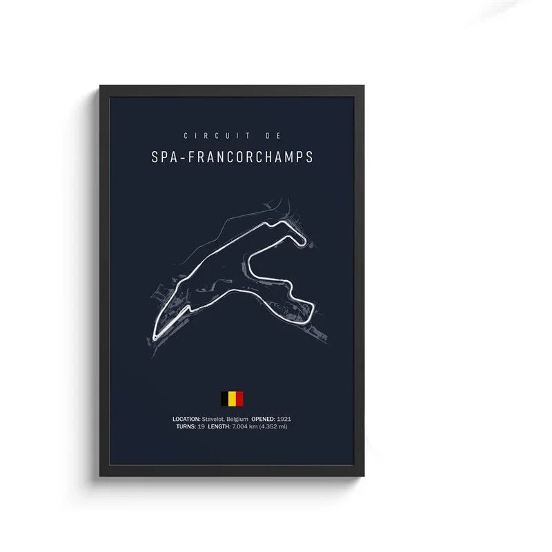 Toile Circuit Automobile